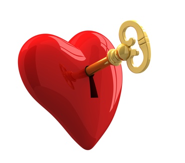 key and heart